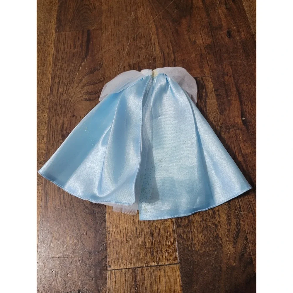 Disney Princess Barbie REVERSIBLE Blue SKIRT White Wedding CINDERELLA Bride Doll